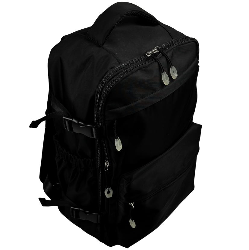 Vaultvac Scout Backpack side shot in black